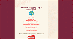 Desktop Screenshot of nationalhuggingday.com